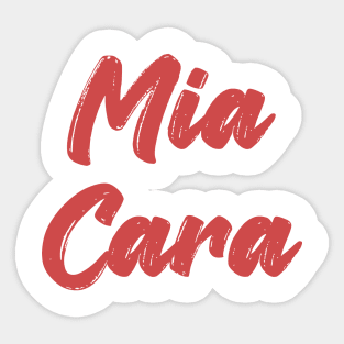 mia cara Sticker